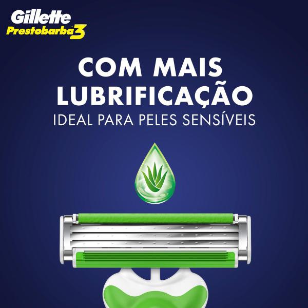 Imagem de Aparelho De Barbear Gillette Prestobarba 3 Sensecare Leve 4 Pague 3