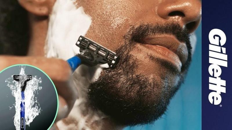 Imagem de Aparelho De Barbear Masculino Gillette Mach3 Sensitive-Acqua