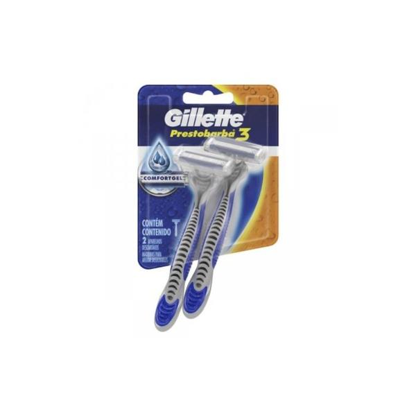 Aparelho de Barbear Prestobarba 3 Masculino com 2un - Gillette Imagem de Aparelho de Barbear Prestobarba 3 Masculino com 2un