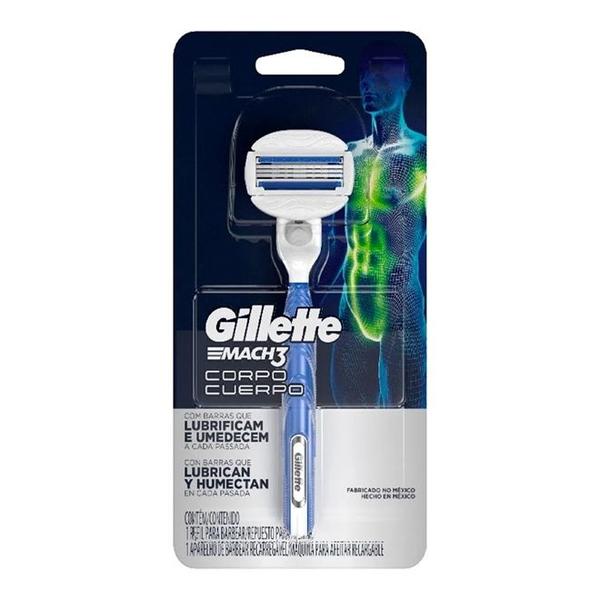 Imagem de Aparelho de Depilação Mach 3 Corpo Gillette - 1 Unidade