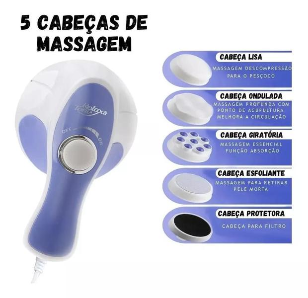 Imagem de Aparelho De Drenagem Massageador Orbital 220V Branco MSC1