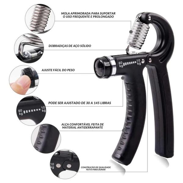 Aparelho De Exercício Hand Grip Com Ajuste De Peso Até 60Kg - Handgrip-00 Imagem de Aparelho De Exercício Hand Grip Com Ajuste De Peso Até 60Kg