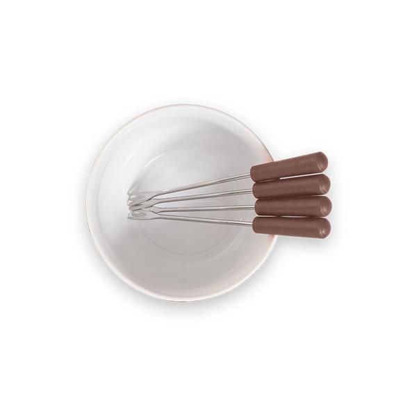 Imagem de Aparelho de Fondue em Cerâmica com 7 Peças Cupcake - Brinox 1256/116