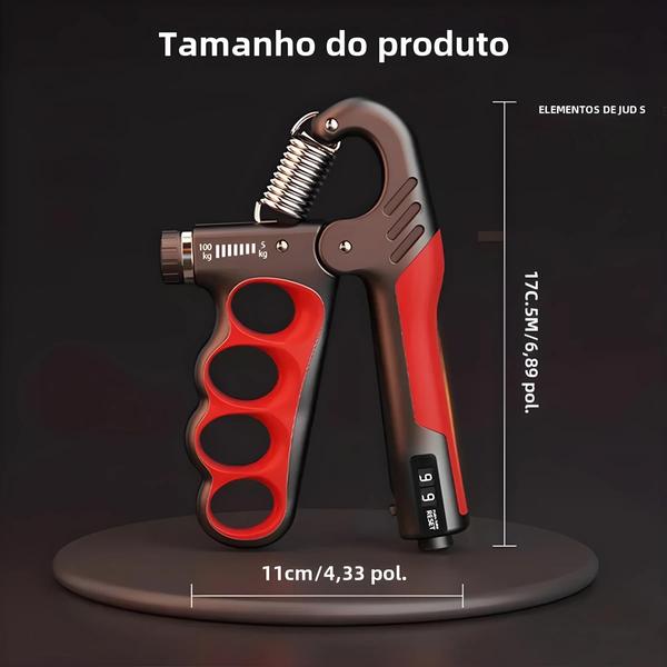 Imagem de Aparelho de Força de Aperto Ajustável (5-100kg) - Treinamento Muscular