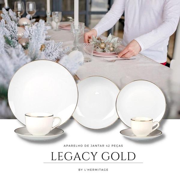 Imagem de Aparelho De Jantar 42 Peças Legacy Gold - L'Hermitage