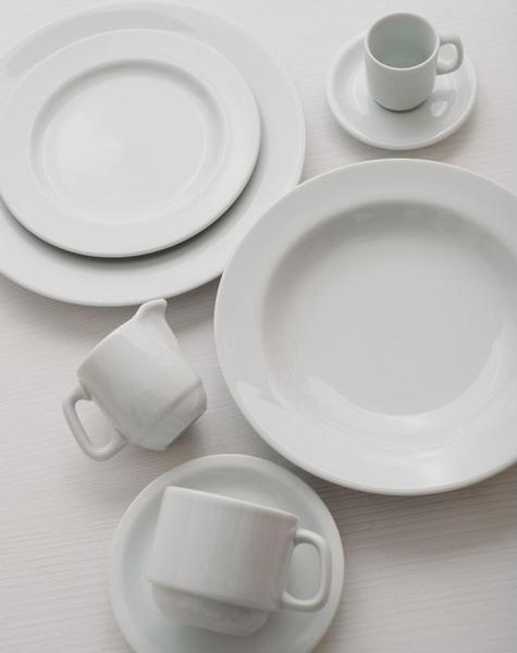 Imagem de Aparelho De Jantar e Café 20 Peças Branco Porcelana Schmidt 1a.