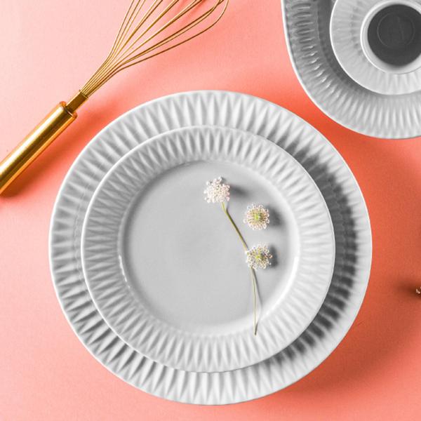 Imagem de Aparelho De Jantar e Chá 30 Peças Diamante Germer Porcelana
