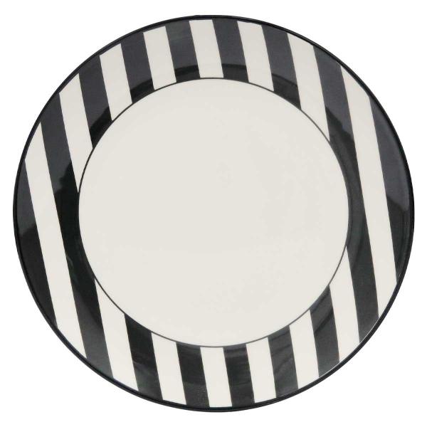 Imagem de Aparelho de Jantar e Chá 30 Peças Oxford Unni Stripes And Dots