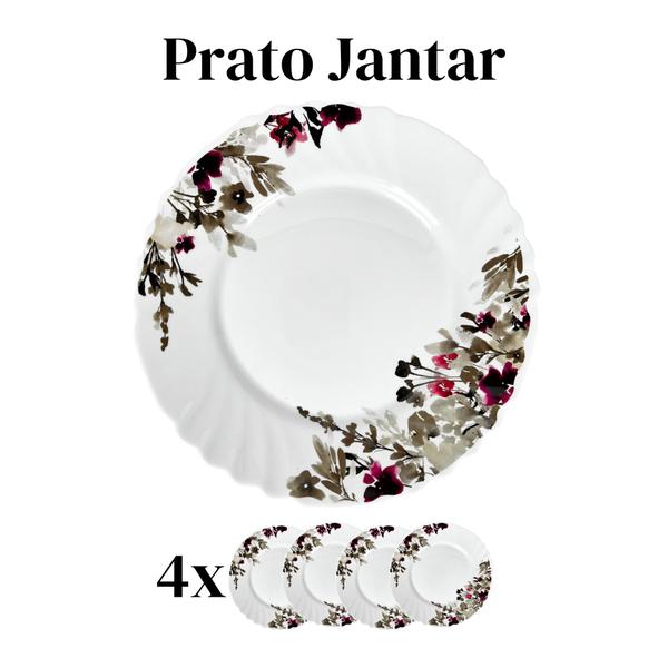 Imagem de Aparelho De Jantar E Chá Opaline Verona Florido C/20 Peças