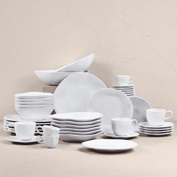 Imagem de Aparelho de Jantar e Chá Porcelana 20 Peças Ryo White Oxford RX20-9504