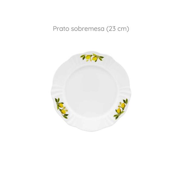 Imagem de Aparelho De Jantar E Chá Soleil Limoni Porcelana Oxford (10 Peças)