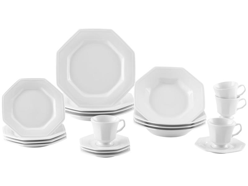Aparelho de Jantar em Porcelana 20 Peças - Schmidt Prisma