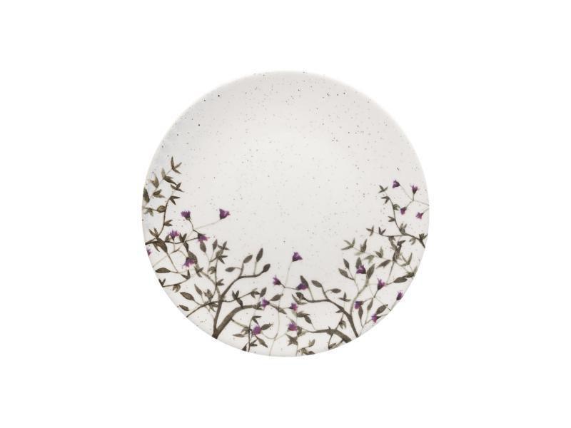 Aparelho De Jantar Oxford 20 Peças Unni Lilac Branco/Lilás Imagem de Aparelho De Jantar Oxford 20 Peças Unni Lilac Branco/Lilás