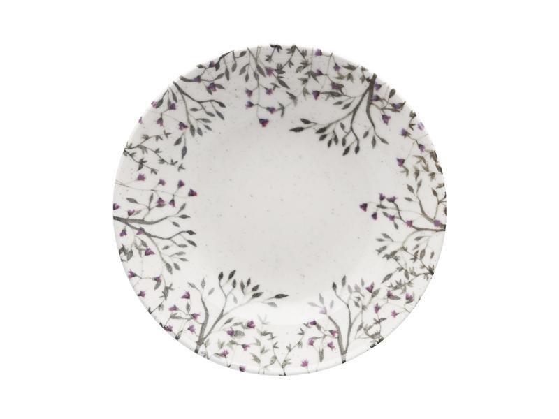 Aparelho De Jantar Oxford 20 Peças Unni Lilac Branco/Lilás Imagem de Aparelho De Jantar Oxford 20 Peças Unni Lilac Branco/Lilás