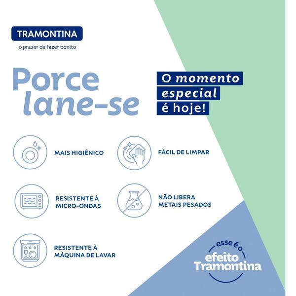 Imagem de Aparelho De Jantar Tramontina Porcelana Aquarius 20 Pç