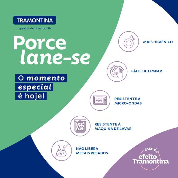 Imagem de Aparelho de Jantar Tramontina Porcelana Polaris 20 Pç