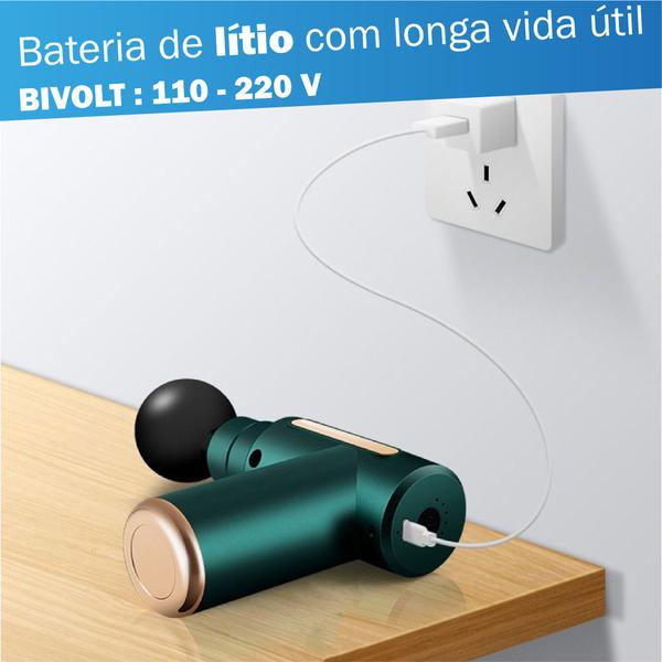 Imagem de Aparelho De Massagem Massageador Elétrico Portátil Profissional Linha Premium