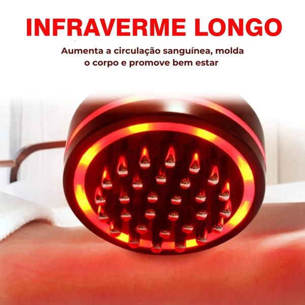 Imagem de Aparelho de Massagem Modelador Orbital Com Infravermelho Drenagem Linfática