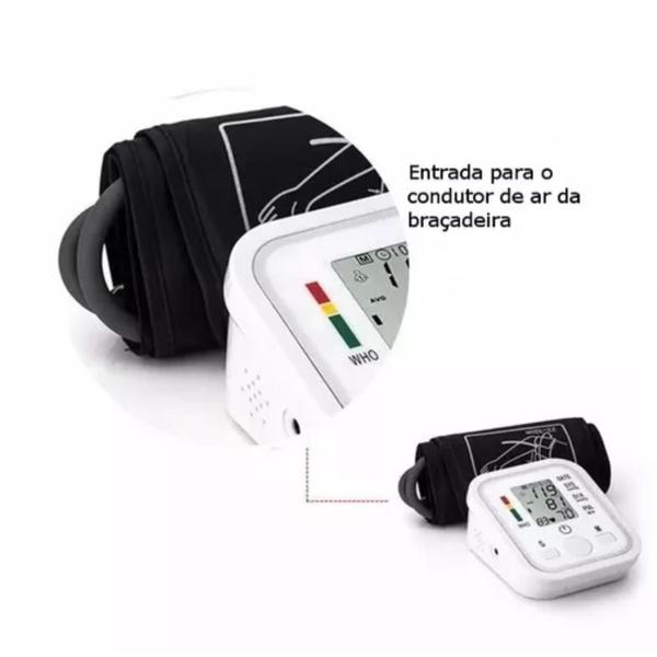 Imagem de Aparelho De Medir Pressão Arterial Digital Braço Envio Já