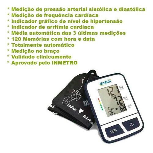 Imagem de Aparelho De Medir Pressão Digital De Braço G-tech BSP11