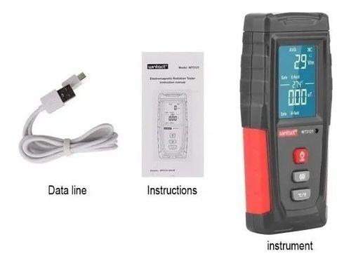 Imagem de Aparelho Detector De Radiação Dosímetro Portátil Usb Digital