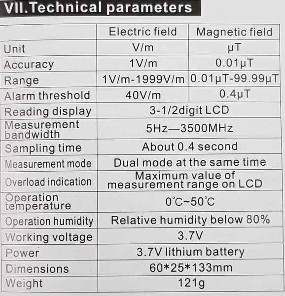 Imagem de Aparelho Detector De Radiação Dosímetro Portátil Usb Digital