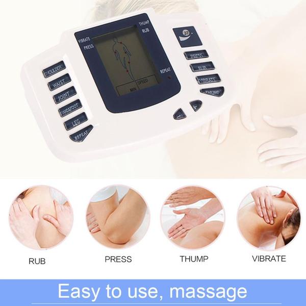 Imagem de Aparelho Digital Fisioterapia Tens Fes Massagem Massageador Profissional Choque Estimulador Muscular