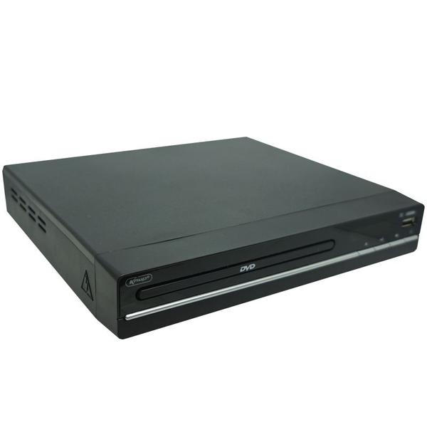 Imagem de Aparelho Dvd Player Rca 2.0 Canais Usb Mp3 Cd Ripping Display Led Controle Knup Preto KP-D120 Bivolt