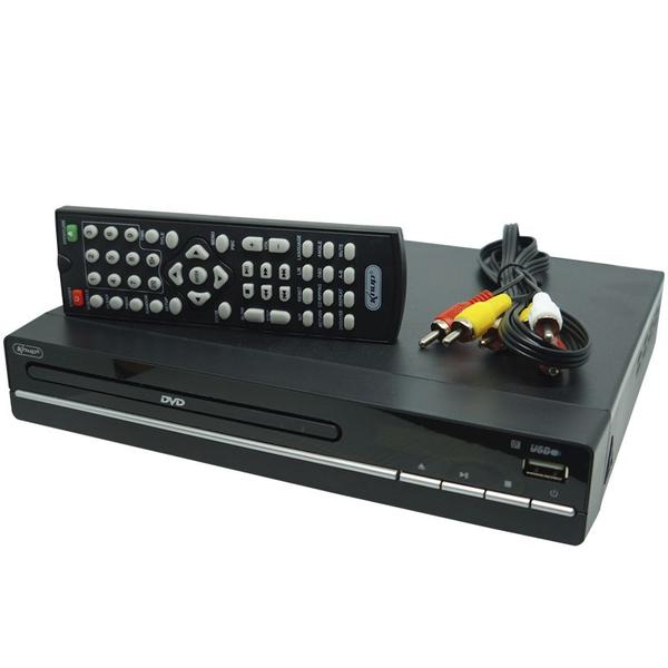 Imagem de Aparelho Dvd Player Rca 2.0 Canais Usb Mp3 Cd Ripping Display Led Controle Knup Preto KP-D120 Bivolt