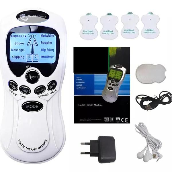 Aparelho Fisioterapia Acupuntura Digital Portátil Muscular Relaxamento Envio Rápido - Aparelho Massageador Fisioterapia Imagem de Aparelho Fisioterapia Acupuntura Digital Portátil Muscular Relaxamento Envio Rápido