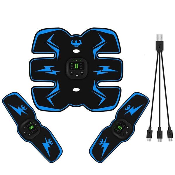 Aparelho Gold Sports Total Shape Turbo Usb Estimulador Elétrica Muscular Abdômen Braços Pernas Imagem de Aparelho Gold Sports Total Shape Turbo Usb Estimulador Elétrica Muscular Abdômen Braços Pernas