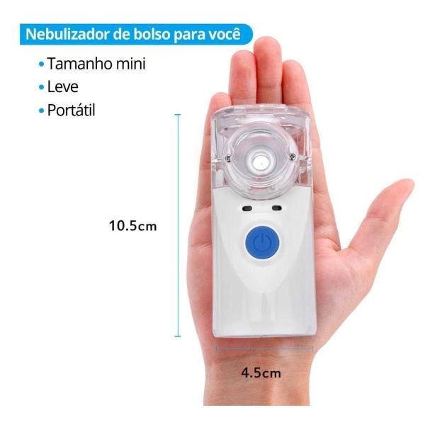 Imagem de Aparelho Inalador Nebulizador Portátil Ultrassônico Bivolt