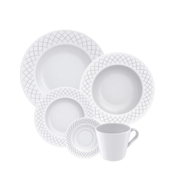 Imagem de Aparelho Jantar 20 Peças Porcelana Ingrid Tramontina Branco