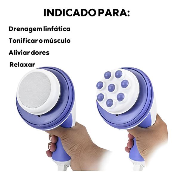 Aparelho Massageador Drenagem Elimina Gordura Corpo Orbital - ZEM Imagem de Aparelho Massageador Drenagem Elimina Gordura Corpo Orbital