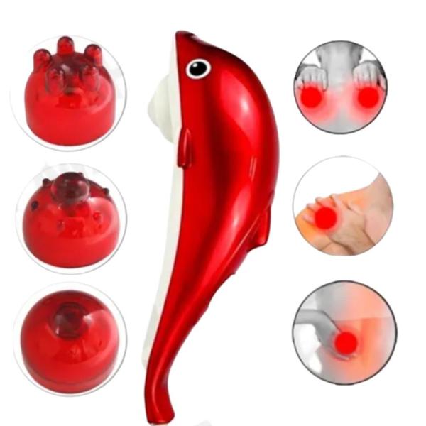 Aparelho Massageador Golfinho Drenagem Linfática Tratamento Infravermelho Relax Abdominal Corporal Orbital - MASSAGEM CORPO Imagem de Aparelho Massageador Golfinho Drenagem Linfática Tratamento Infravermelho Relax Abdominal Corporal Orbital