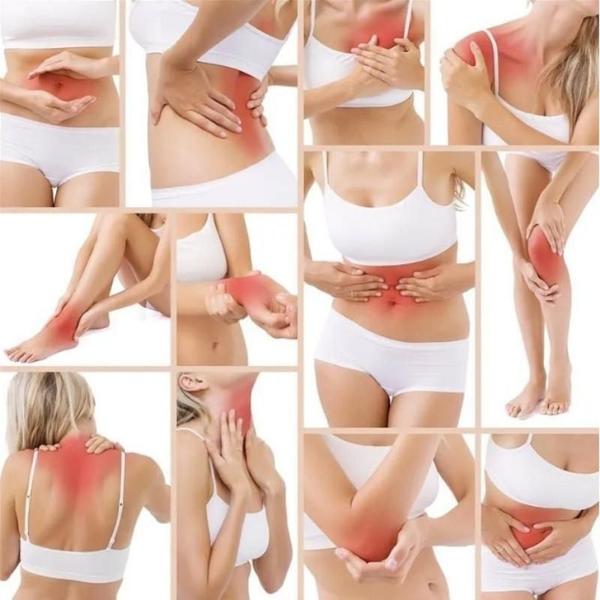 Aparelho Massageador Portátil 4 Eletrodos Eletroestimulador - Aparelho Massageador Fisioterapia Imagem de Aparelho Massageador Portátil 4 Eletrodos Eletroestimulador