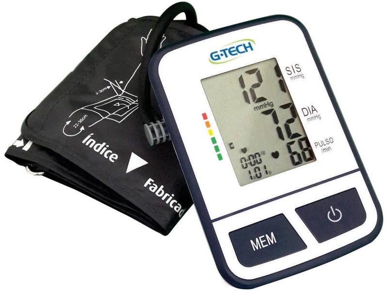 Aparelho medidor de pressão arterial digital de braço G-Tech BSP11