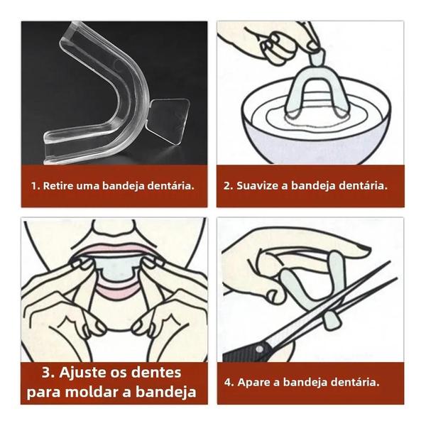 Imagem de Aparelho Ortodôntico de Silicone para Alinhamento Dentário - Retentor e Protetor Bucal