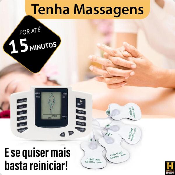 Imagem de Aparelho Para Fisioterapia Profissional Massageador Muscular Portátil Linha Premium