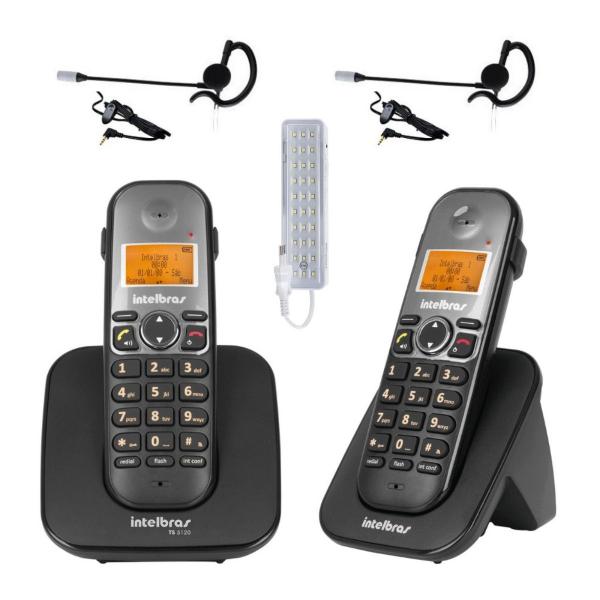 Imagem de Aparelho Telefone Fixo sem fio TS 5120 + Ramal Bina Headset