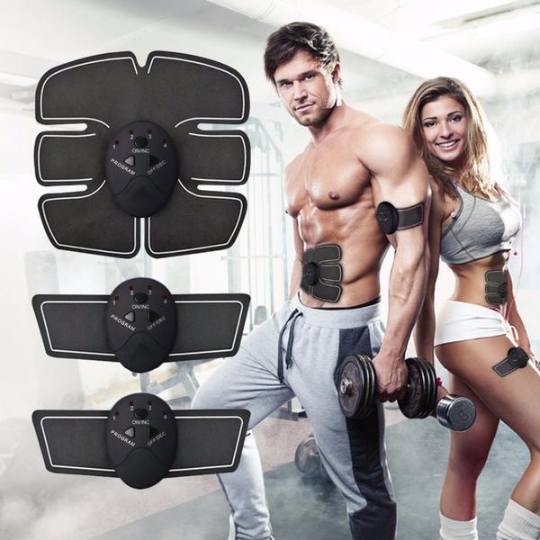 Aparelho Tonificador Muscular Elétrico Abdominal Cinta Perna Braço Bíceps Ems Estimulador Original - SLU FITNESS Imagem de Aparelho Tonificador Muscular Elétrico Abdominal Cinta Perna Braço Bíceps Ems Estimulador Original