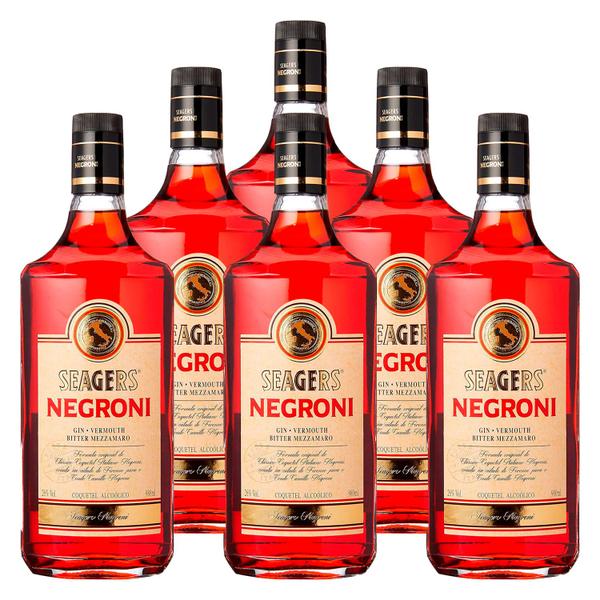 Imagem de Aperitivo Seagers Negroni 980ml 6 Unidades