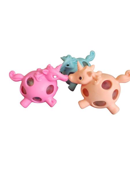 Imagem de Apertar fidget squish ball unicornio anti stress