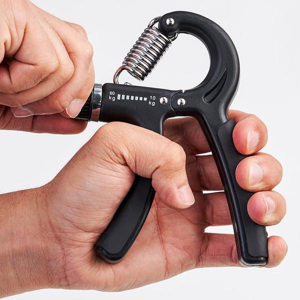 Imagem de Aperto de Mao Hand Grip Exercicio Mao Braço Punho Antebraço Fitness Musculaçao Ajustavel Fortalecimento