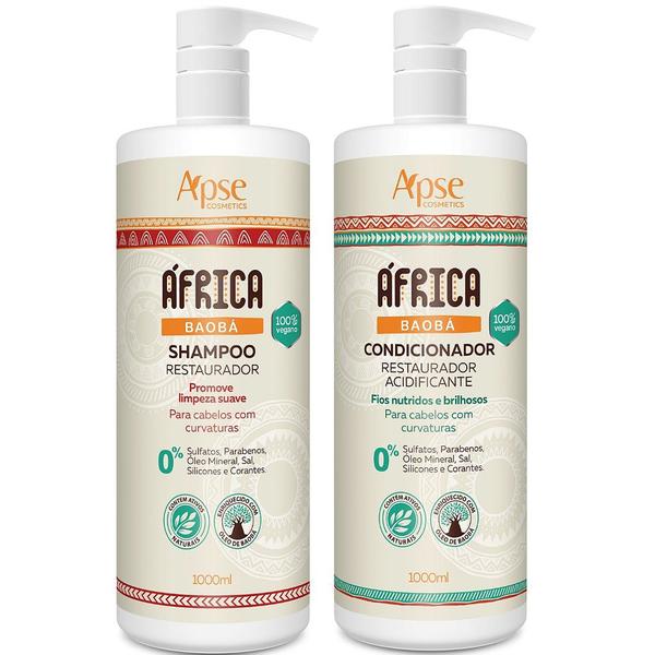 Imagem de Apice África Baobá Shampoo 1 L e Condicionador 1 L - Apse