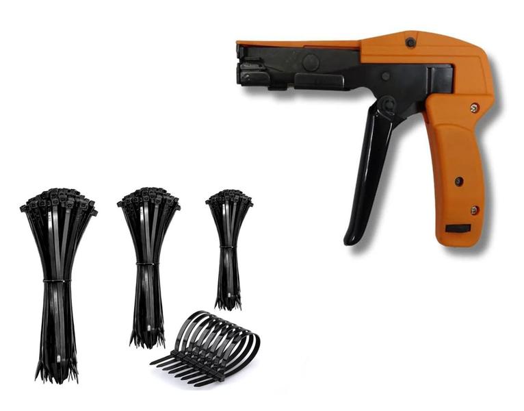 Aplicadora Fixadora P/ Abraçadeiras De Nylon + 300 Cintas - Starfer Imagem de Aplicadora Fixadora P/ Abraçadeiras De Nylon + 300 Cintas