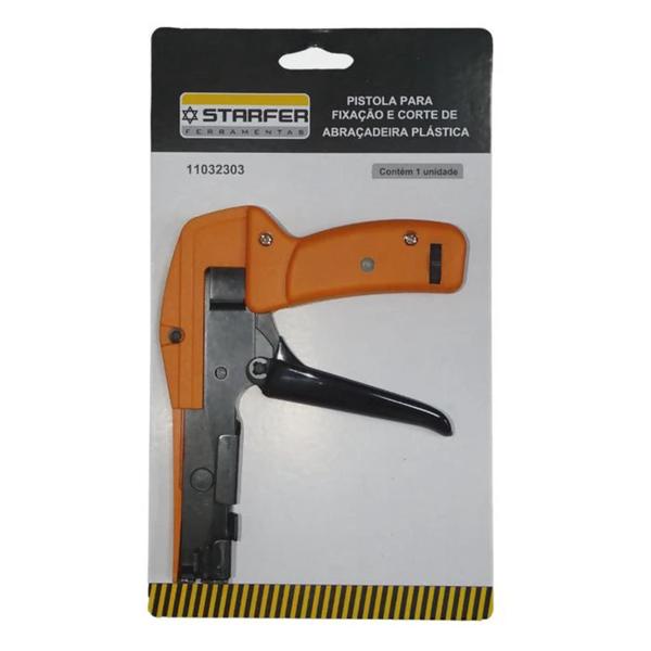 Aplicadora Fixadora P/ Abraçadeiras De Nylon + 300 Cintas - Starfer Imagem de Aplicadora Fixadora P/ Abraçadeiras De Nylon + 300 Cintas