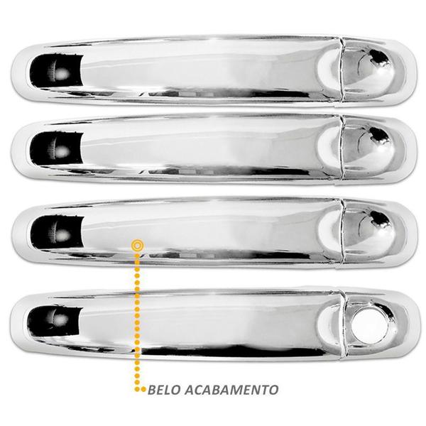 Imagem de Aplique Capa Cromada Retrovisor Maçaneta + Tampa Amarok 2012