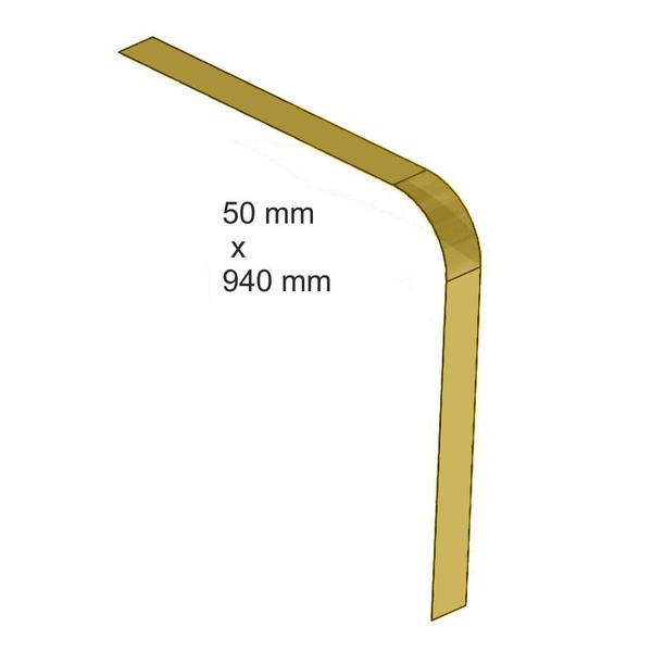 Imagem de Aplique Cinta Tanque Plástico 50x940 Para Scania S4 Dourado