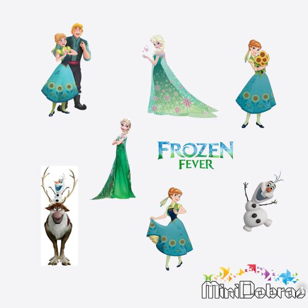 Aplique de Papel 3 cm infantil para Lembrancinhas de Festas Frozen Fever - MiniDobras Imagem de Aplique de Papel 3 cm infantil para Lembrancinhas de Festas Frozen Fever